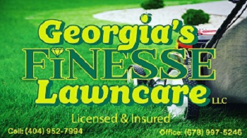 Georgia's Finesse Lawncare Logo
