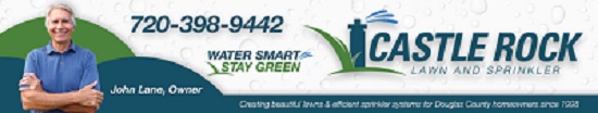Castle Rock Lawn and Sprinkler Logo